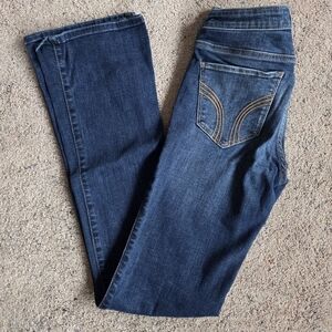 Hollister Dark Blue Boot Cut Jeans